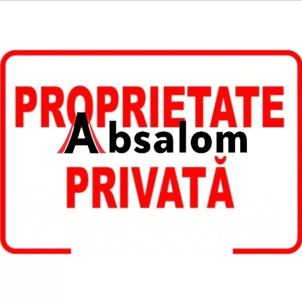 Proprietate privata, semn din plastic, 30x40cm
